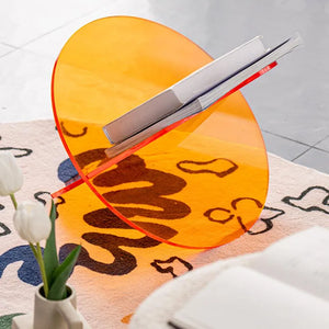 Cololred Acrylic Book Stand  Storage Shelf