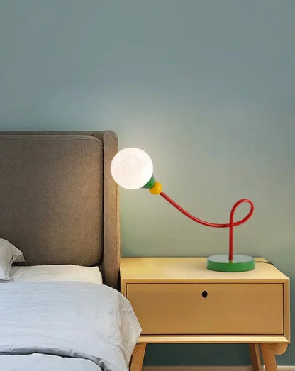 Colorful Wired Moon Lamp