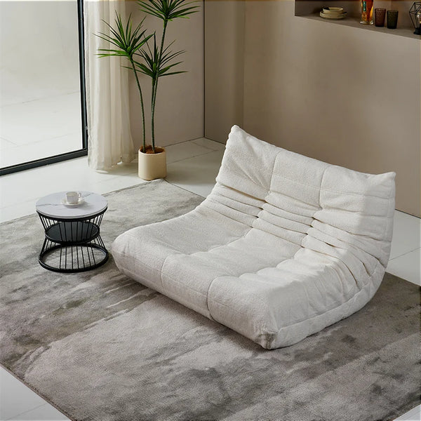 Teddy Velvet Foam Two-Seater Sofa