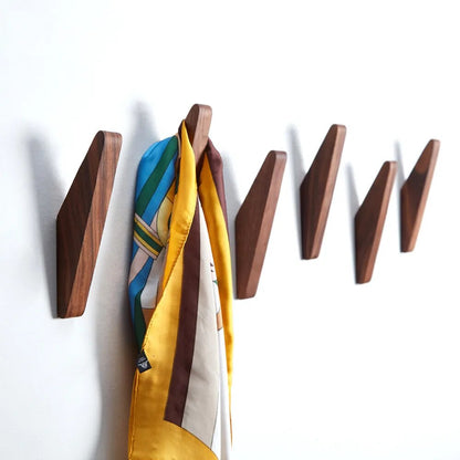 Angular Solid Wooden Wall Hanger