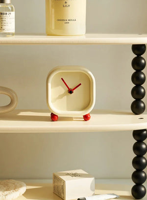 Minimalist Red Ball Desktop Clock