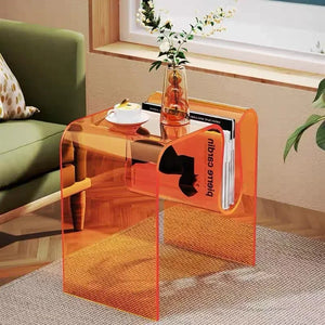 de homê Nordic Bent Rack Acrylic Side Table