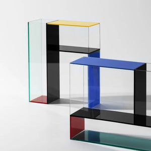 Color Block Acrylic Vase