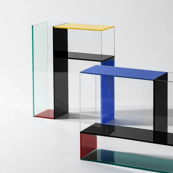 Color Block Acrylic Vase