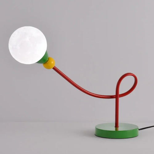 Colorful Wired Moon Lamp