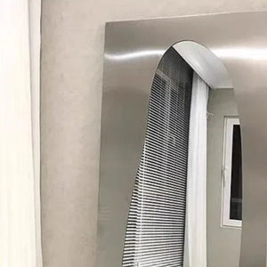 Studio Lima Stainless Steel Floor Wall Mirror