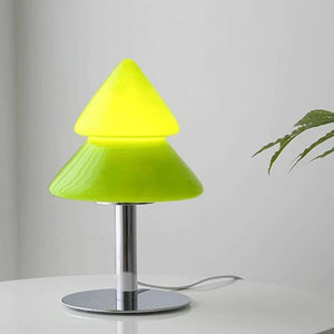 Christmas Tree Glass Table Lamp