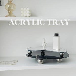 Modü Irregular Acrylic Tray Organizer