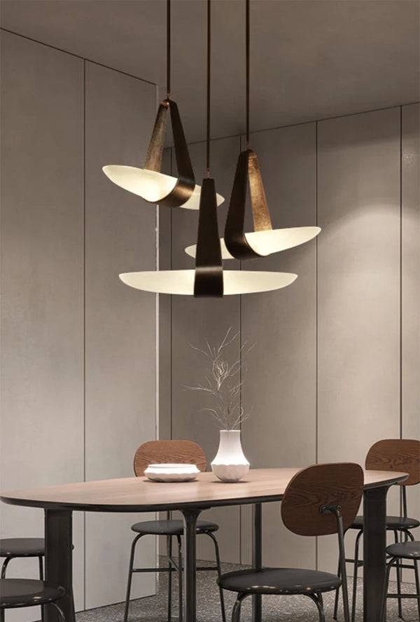Nordichome Leather Strap Floating Chandelier