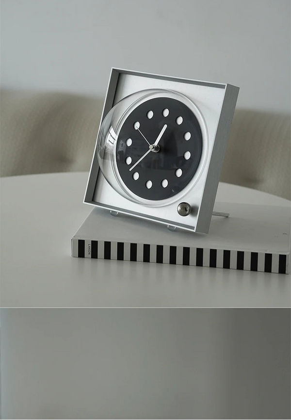 Lima Clock Studio Lima Bauhaus Industrial Retro Square Clock