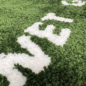 MokoMoko "WET GRASS" Typographic Doormat