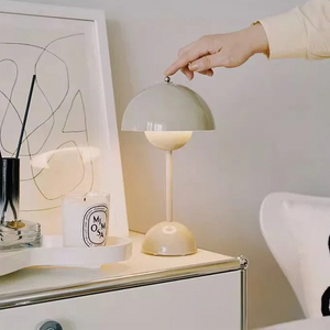 Haus Theory Dimmable Mushroom Table Lamp