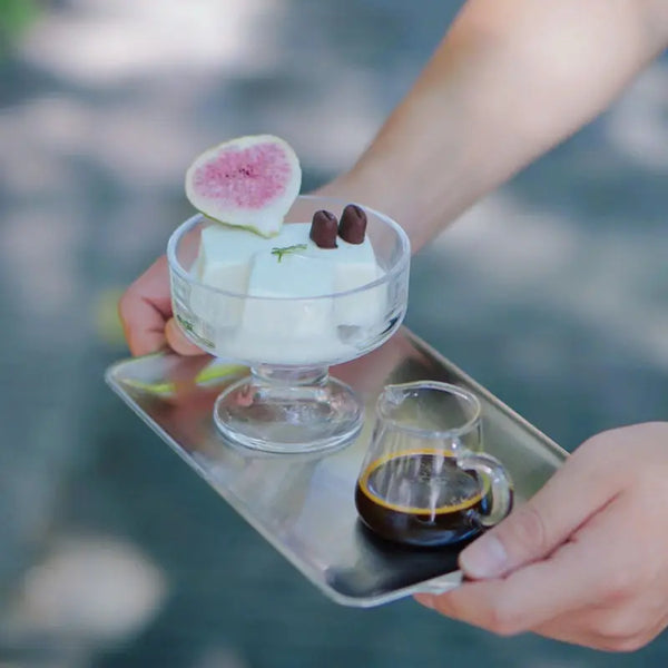 Stainless Steel Serving Plate For Coffee & Snack