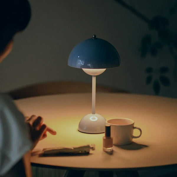 Haus Theory Dimmable Mushroom Table Lamp