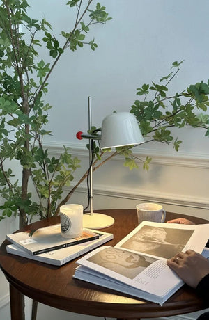 Haus Theory Retro Ball Handle Stainless Steel Table Lamp