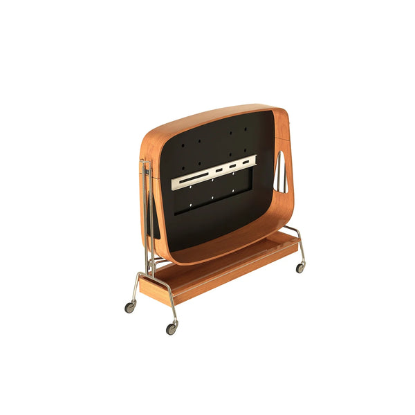 do-ma MCM Stainless Solid Wood  Steel Media Console TV Stand