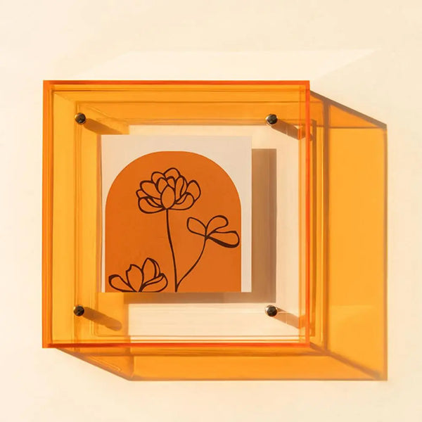 Colored Acrylic Photo Frame