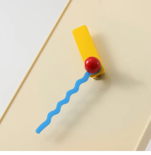 Epeius Minimalist Oval Long Wall Clock