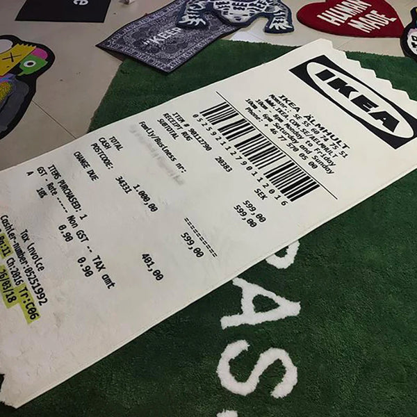IKEA Receipt Rug