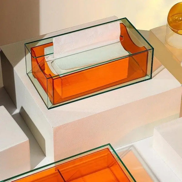 Acrylic Drawer Tissue Holder