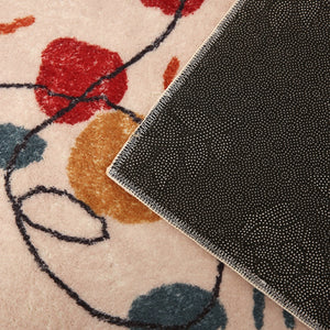 Tapis modernes de luxe abstraits et colorés avec graffitis