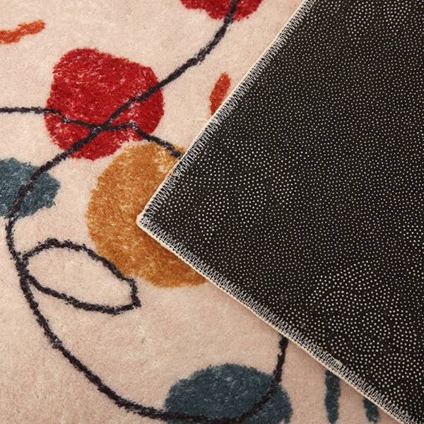 Tapis modernes de luxe abstraits et colorés avec graffitis