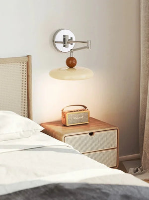 Nordic Retro Ball Top Folding Wall Plug & Fixture Lamp
