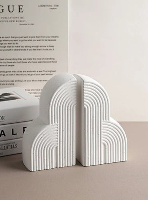 Atelier Oro Ceramic Cloud Bookends Ceramic Stand