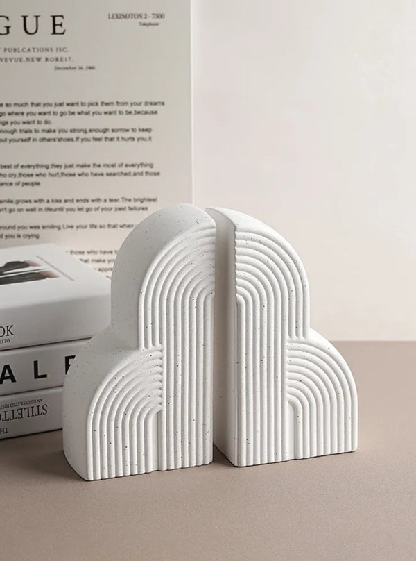 Atelier Oro Ceramic Cloud Bookends Ceramic Stand