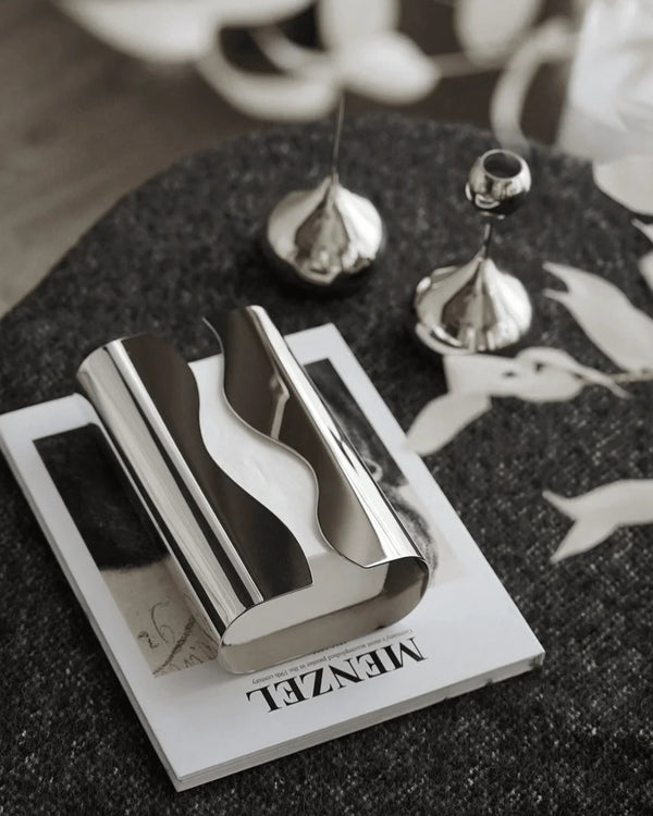 Epeius Home Stainless Steel Mirror Tissue Holder