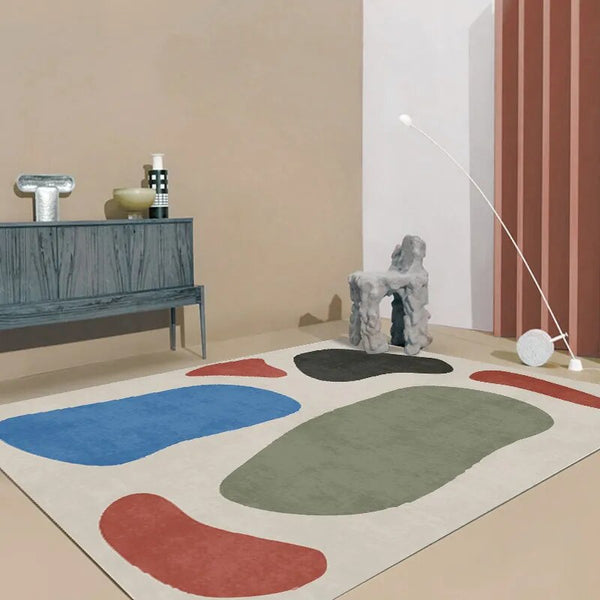 Tapis d'art abstrait moderne