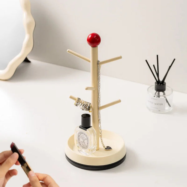 Porte-tasses rotatif rétro Red Ball