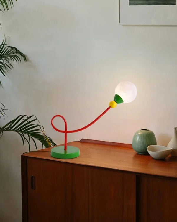 Colorful Wired Moon Lamp