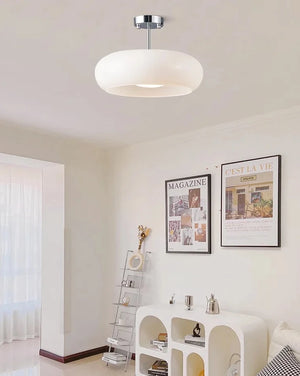 Lampe de plafond suspendue en verre nordique