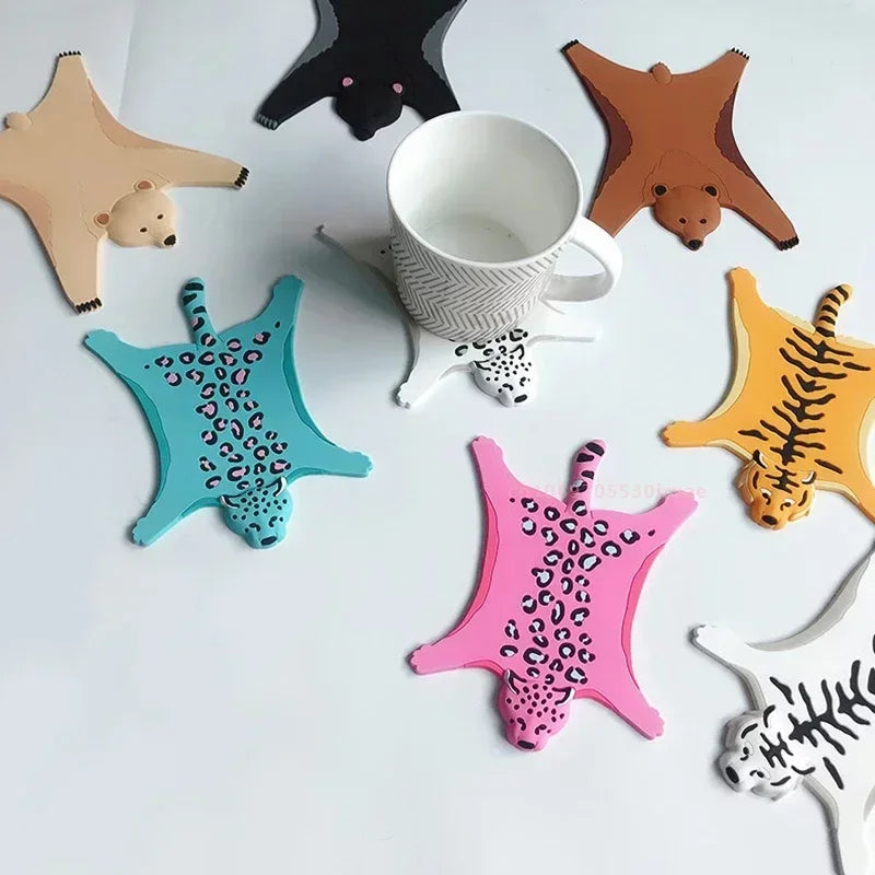 Silicone Animal Hide Coaster