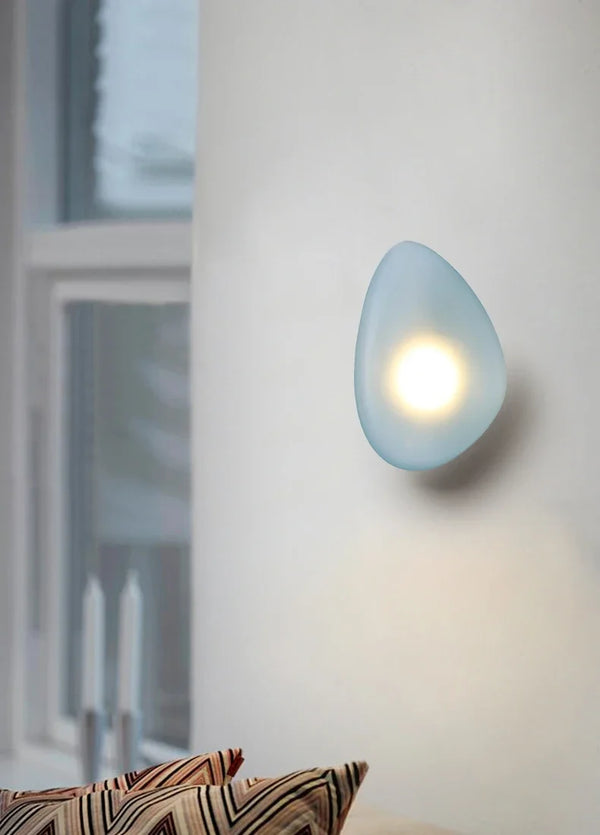Japanese Pebble Wall Lamp
