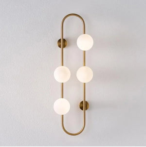 Lampe murale moderne de style hôtelier avec luminaire sur rail