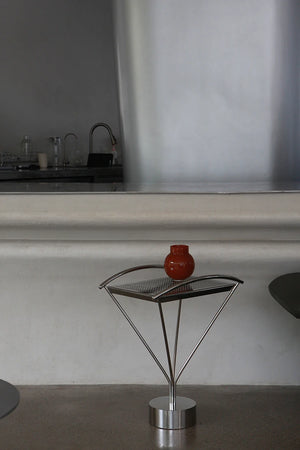 Studio Lima Stainless Steel Arc Side Table