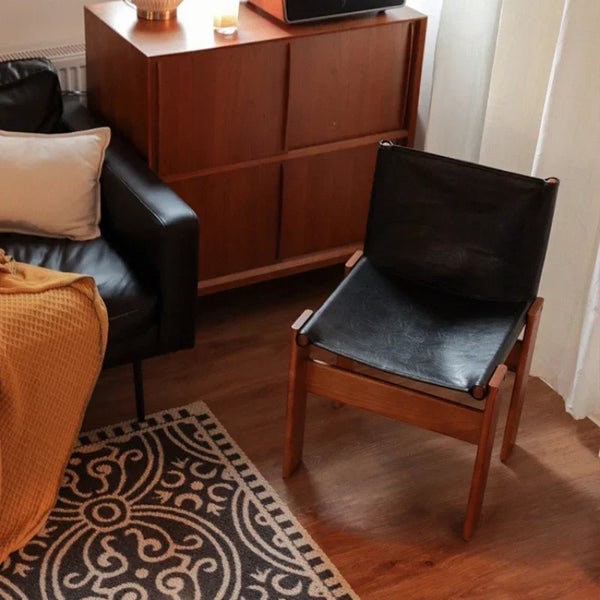 Nordic Rubber Wood Accent Dining Chair