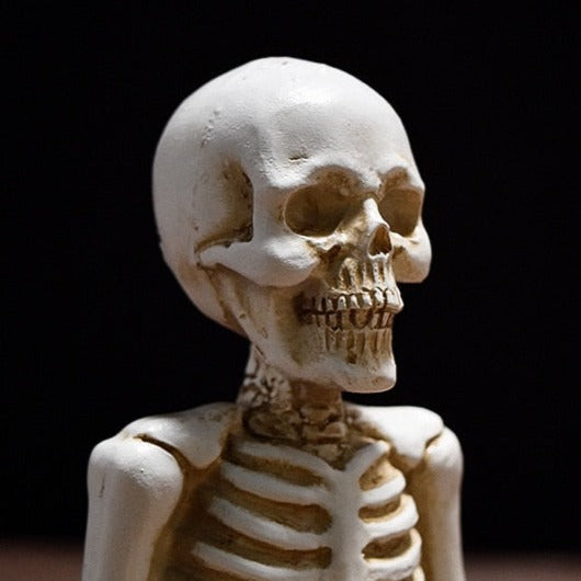 Yoga Skeleton Figurine Sculpture