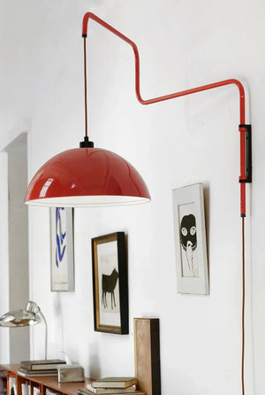 Applique murale industrielle à bras pivotant