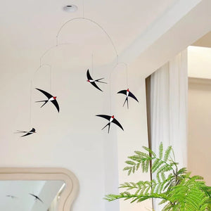 Danish Balanced Swallow Silent Wind Chime