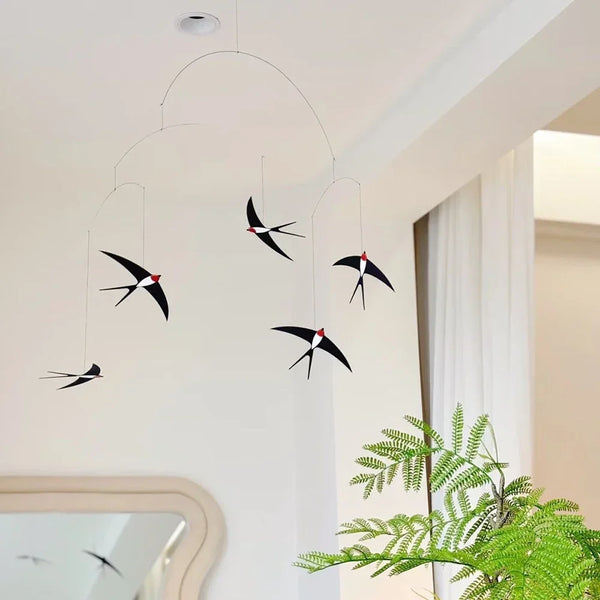 Danish Balanced Swallow Silent Wind Chime