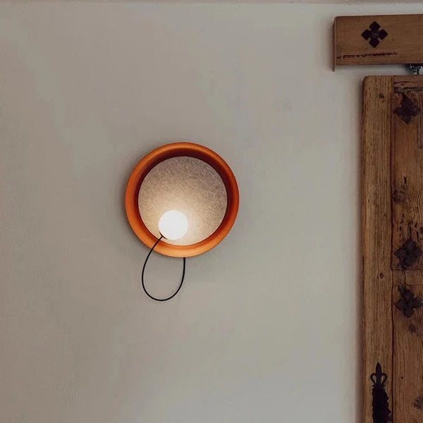 Assiette Orientale Avec Applique Murale à Ampoule