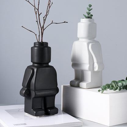Robot Toy Plant Pot Vase