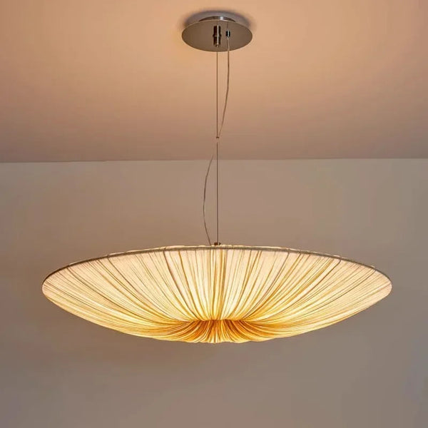 Yū Tokyo Japanese Wabi-Sabi Fabric Pendant Chandelier