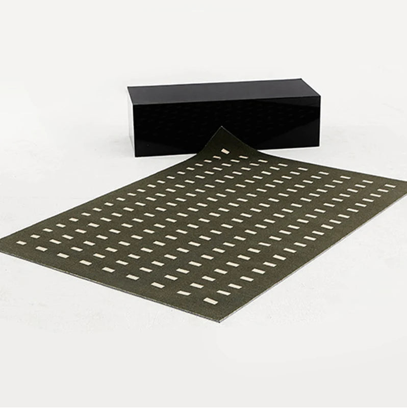 Retro French Rectangle Pattern Carpet Area Rug