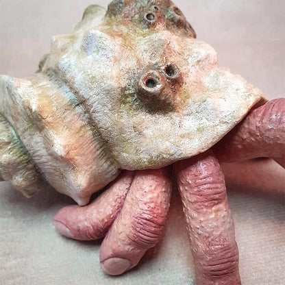 Finger Parasitic Crab Sculpture