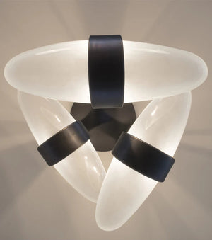 Nordichome Leather Strap Floating Chandelier