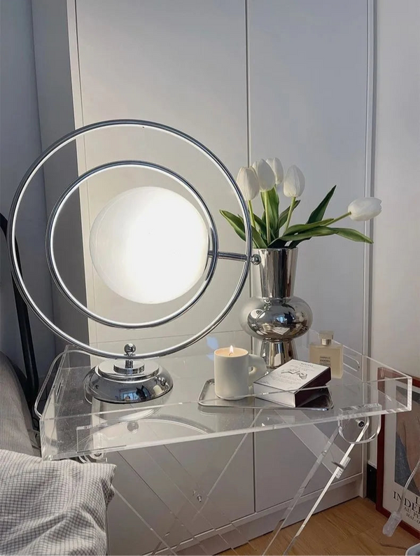 Bauhaus Glass Rotary Planet Table Lamp